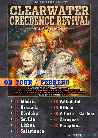 Clearwater Creedence Revival (UK&USA) en Valladolid