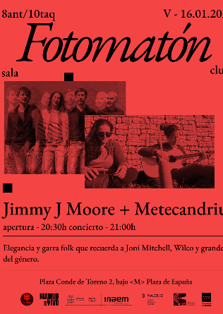JIMMY J MOORE + METECANDRIU en Madrid