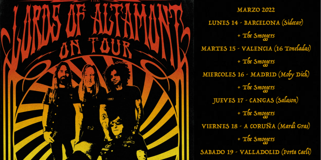 The Lords Of Altamont + The Smoggers en Madrid