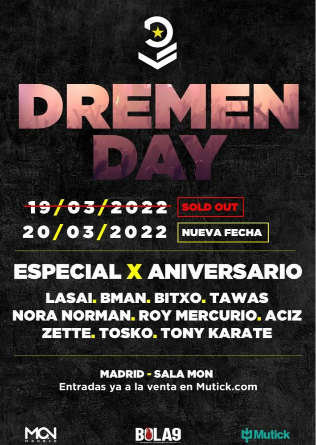 DREMEN DAY en Madrid - 20 Marzo 