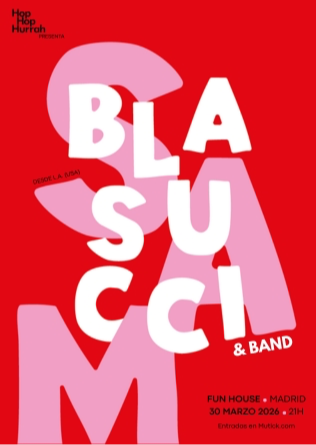 SAM BLASUCCI (con banda) en Madrid