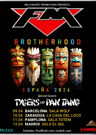 FM + Tygers of Pan Tang en Barcelona