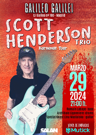 SCOTT HENDERSON TRIO (USA) en Madrid 