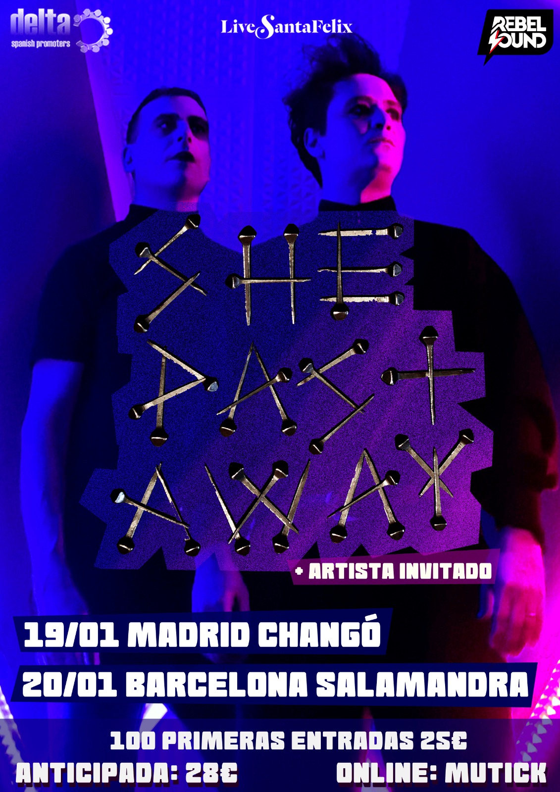 SHE PAST AWAY + Artista invitado en Madrid - Mutick