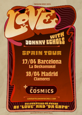LOVE with Johnny Echols (USA) en Barcelona