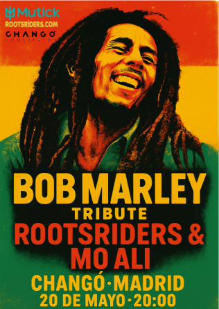 ROOTSRIDERS feat Mo Ali - Tributo a Bob Marley en Madrid