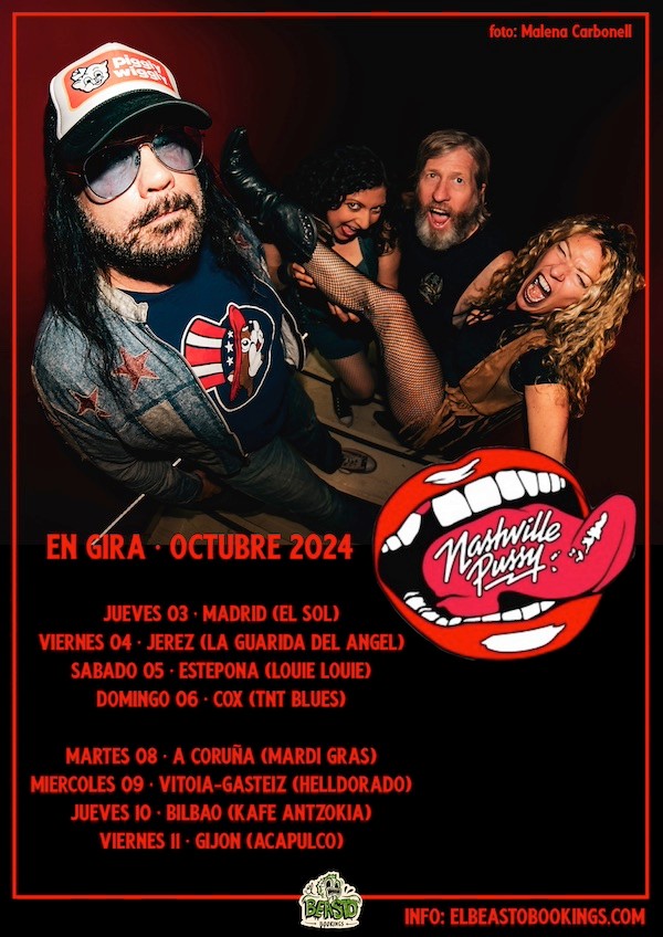 NASHVILLE PUSSY (USA) en Jerez  - Mutick