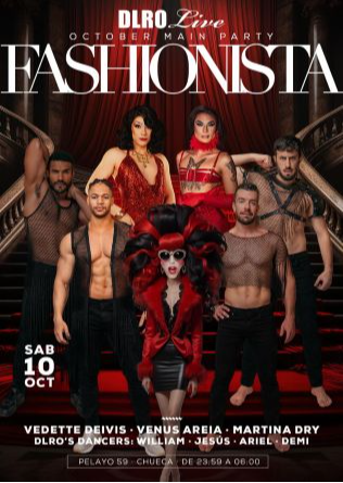 FASHIONISTA OCTOBER MAIN PARTY - 10 OCTUBRE 2026
