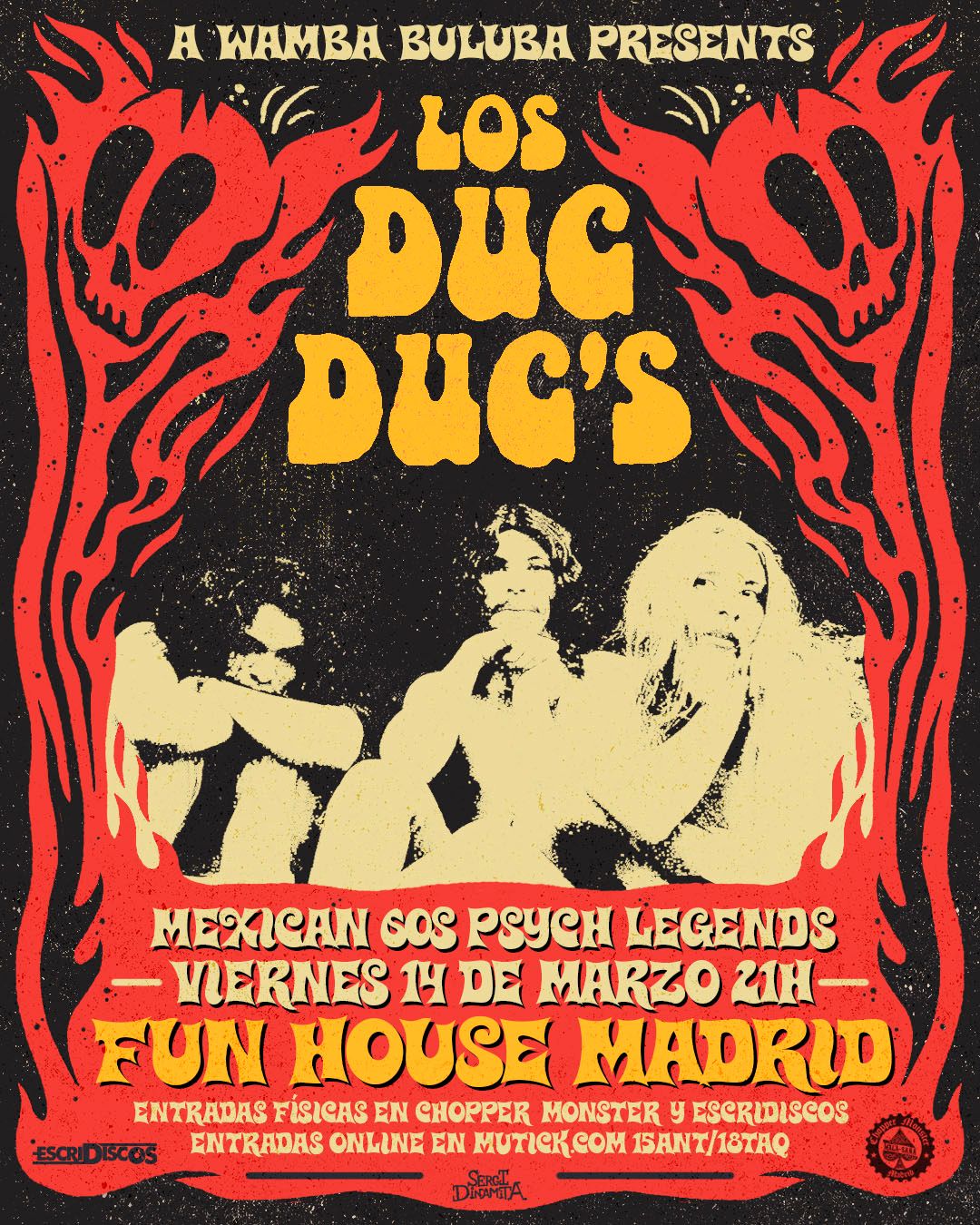 LOS DUG DUG´s en Madrid - Mutick