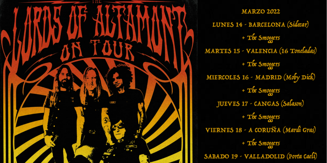 The Lords Of Altamont + The Smoggers en Valencia