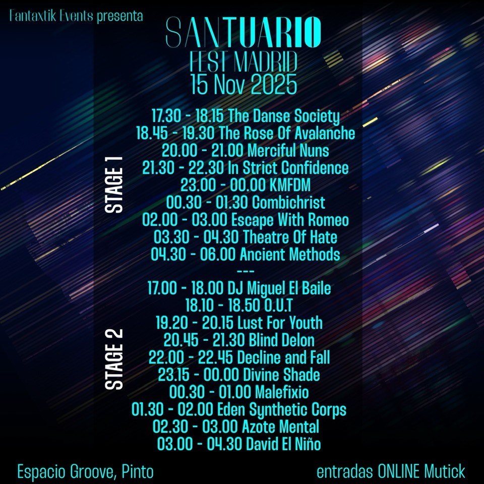SANTUARIO Festival en Madrid - 2025 - Mutick