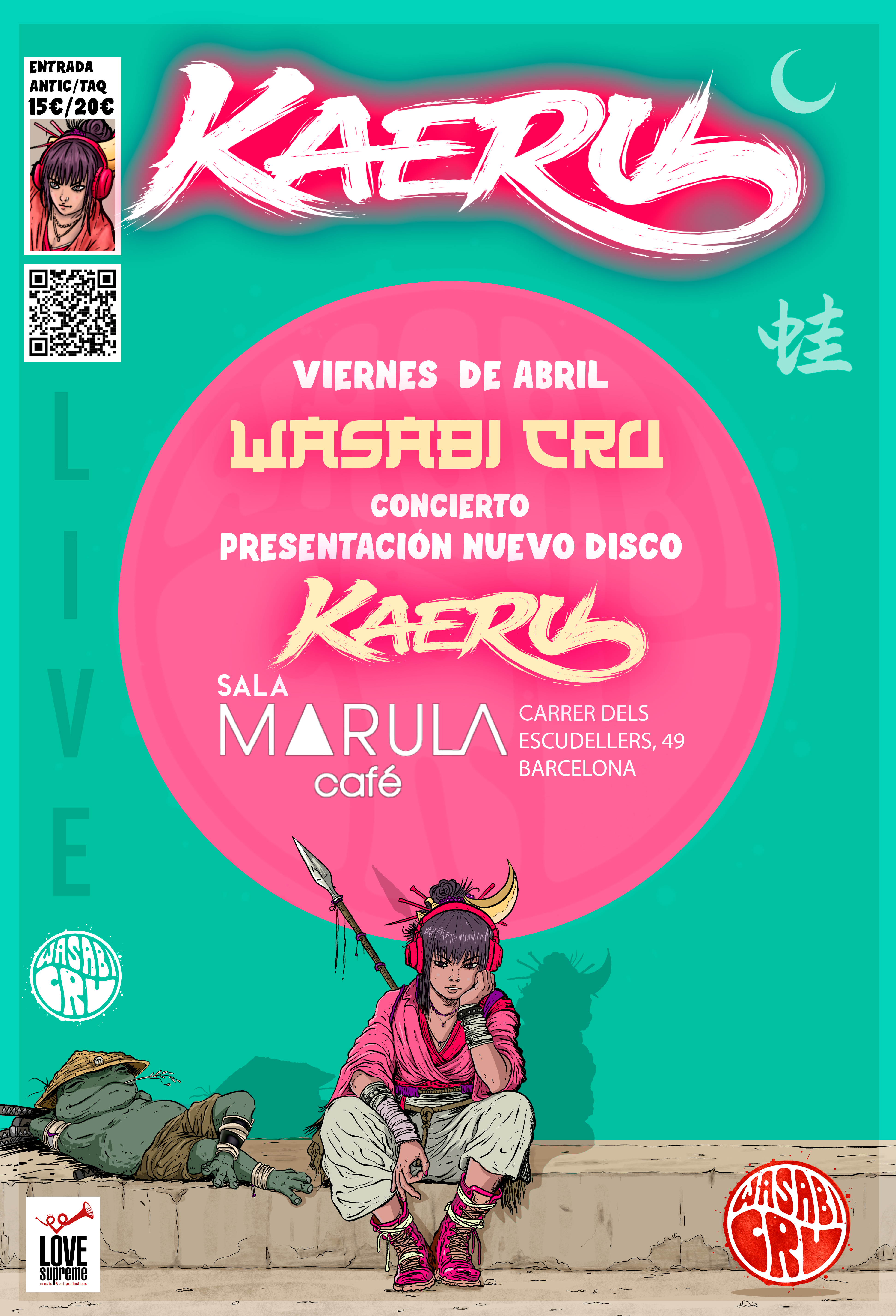 WASABI CRU en Barcelona - Mutick