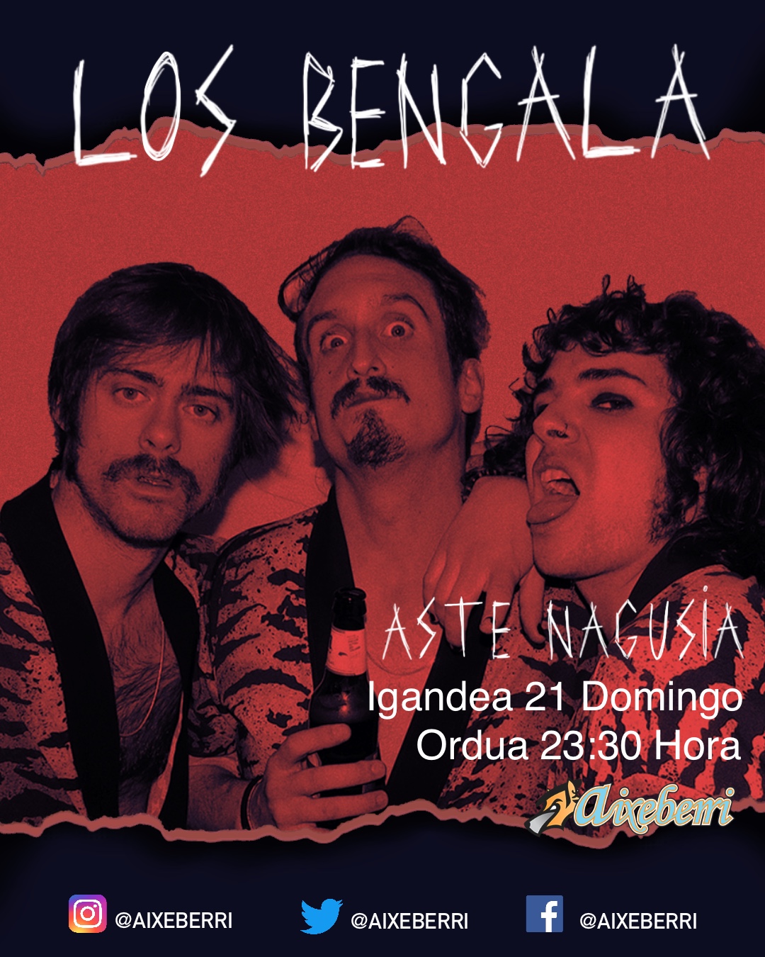 LOS BENGALA - Txosna Aixeberri Konpartsa Aste Nagusia Bilbao - Mutick