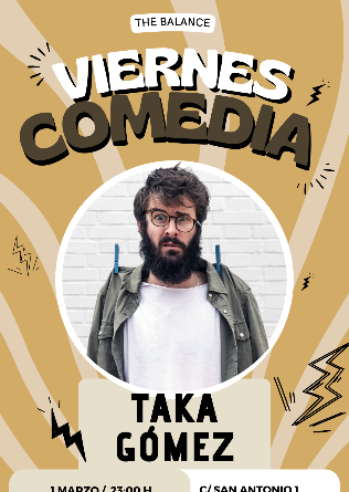 Noche de Comedia con Taka Gómez en Gijón 