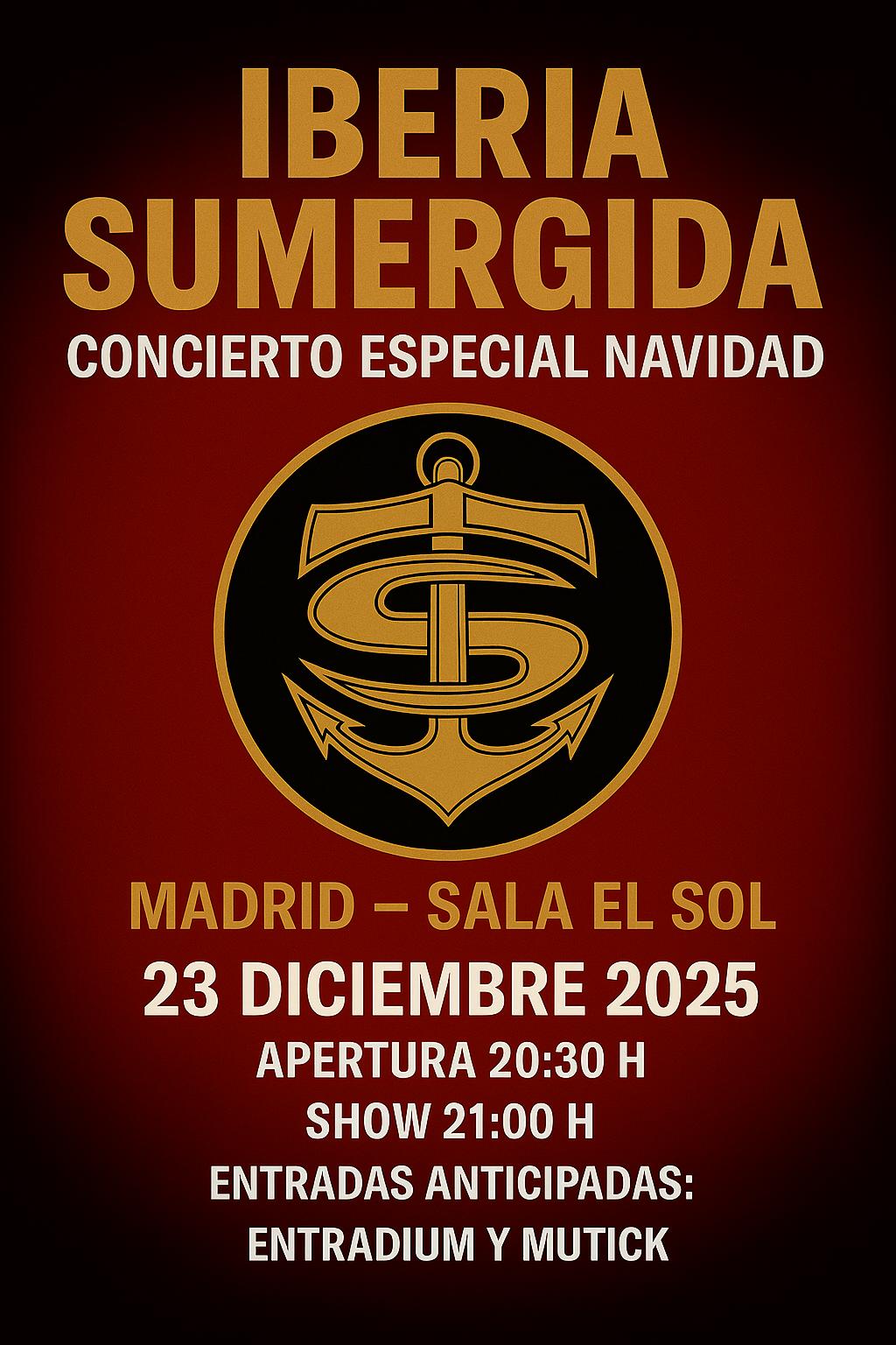 IBERIA SUMERGIDA - Tributo a Héroes del Silencio en Madrid - Especial Navidad - Mutick