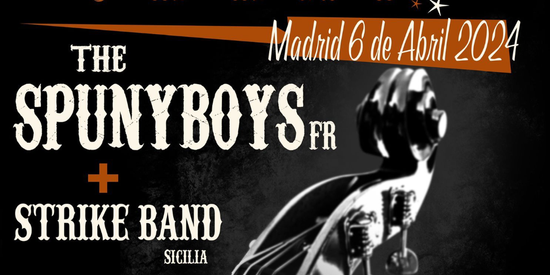 Rockersaurios presenta Spunyboys+ Strike Band en Madrid