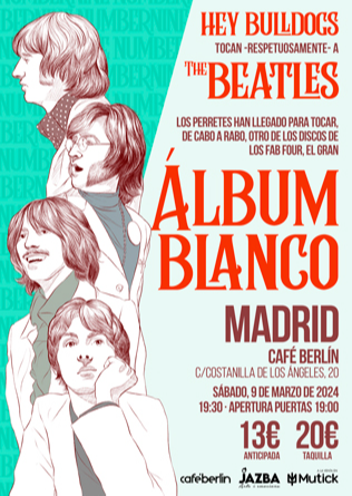 HEY BULLDOGS presenta el ÁLBUM BLANCO en Madrid