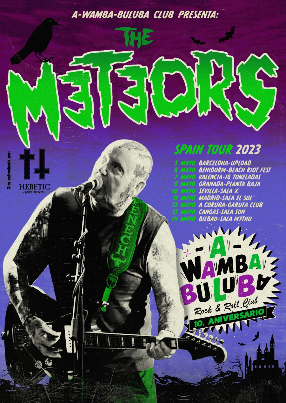 The METEORS (UK) + Cloroformo en Madrid - Mutick