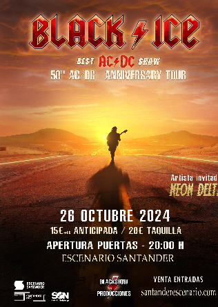 Black Ice Tributo Show AC/DC + Neon Delta en Escenario Santander - Cantabria