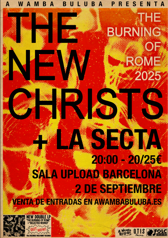THE NEW CHRISTS + La Secta en Barcelona - Mutick