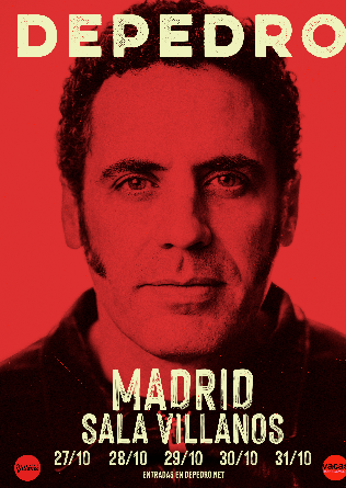 DEPEDRO en Madrid - Presentación nuevo disco - 28 OCT