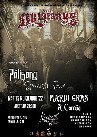 The QUIREBOYS + Polisong en A Coruña
