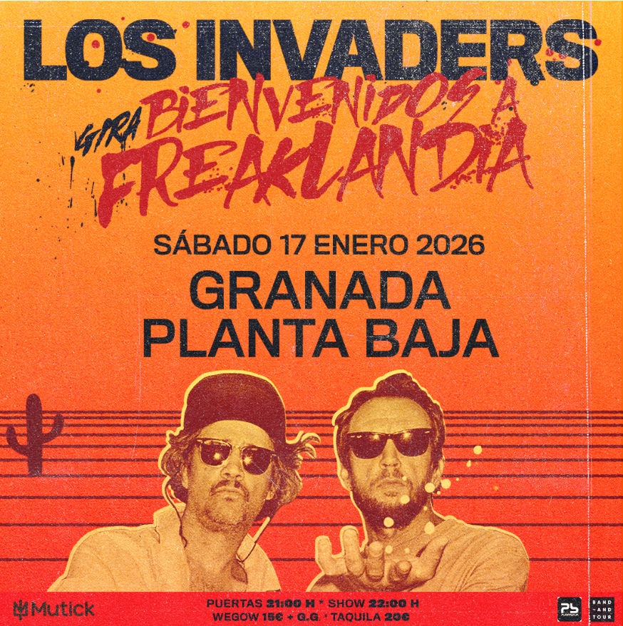 LOS INVADERS en Granada - Mutick