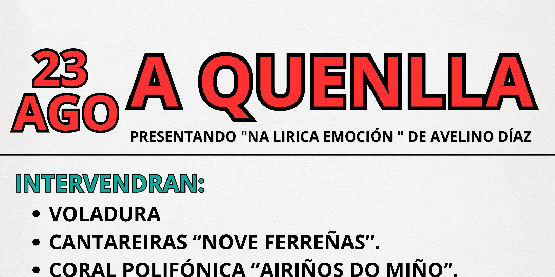 A Quenlla 'Na Lírica Emoción' en Meira - Lugo