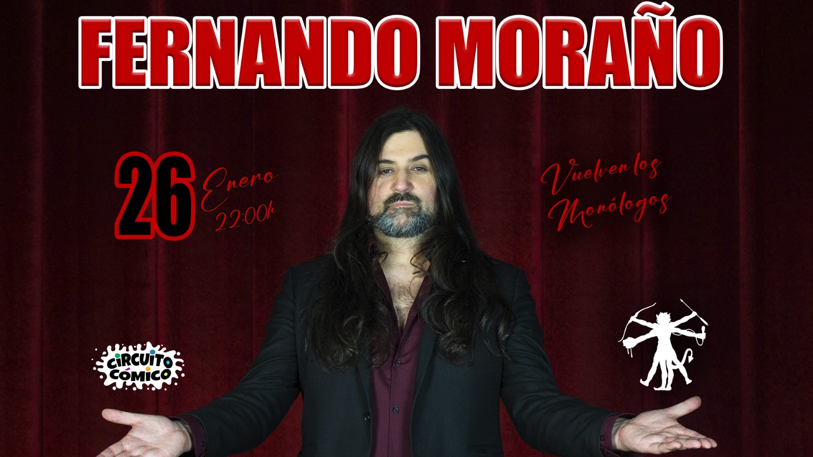 Vuelven los monólogos: FERNANDO MORAÑO en Madrid - Mutick