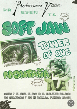 SOFT JAW + TOWER OF ONE  + MONTAÑA en Madrid