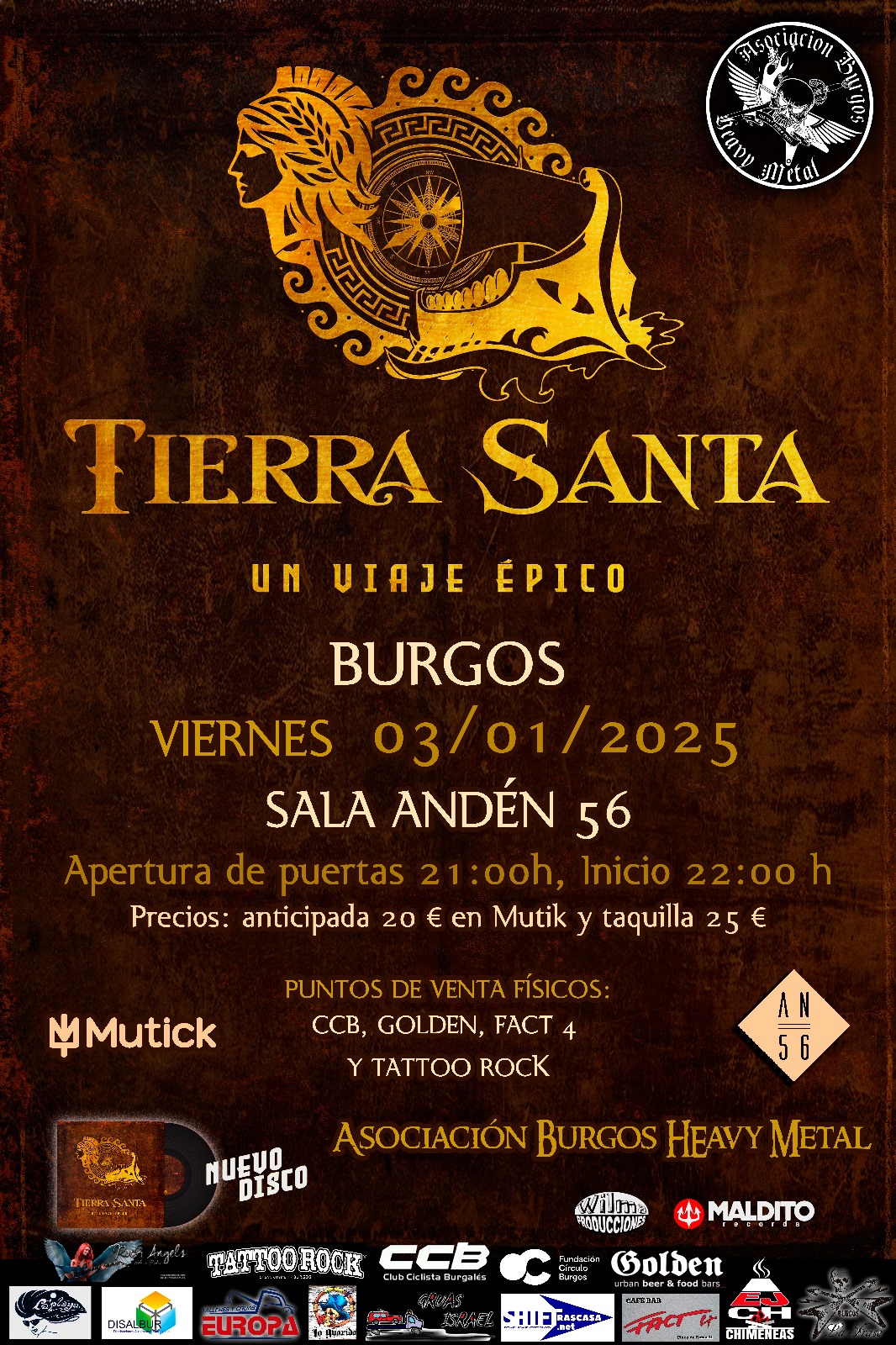 TIERRA SANTA en Burgos - BLACK FRIDAY - Mutick