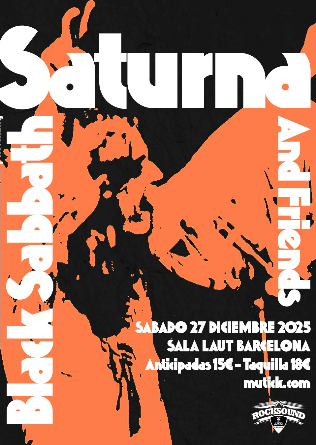 SATURNA & FRIENDS vs BLACK SABBATH en Barcelona