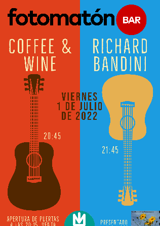 COFFEE & WINE + RICHARD BANDINI en Madrid