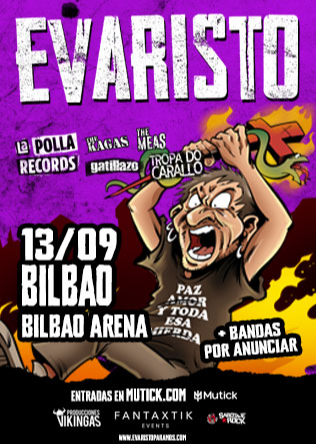 EVARISTO + Artistas Invitados en BILBAO  