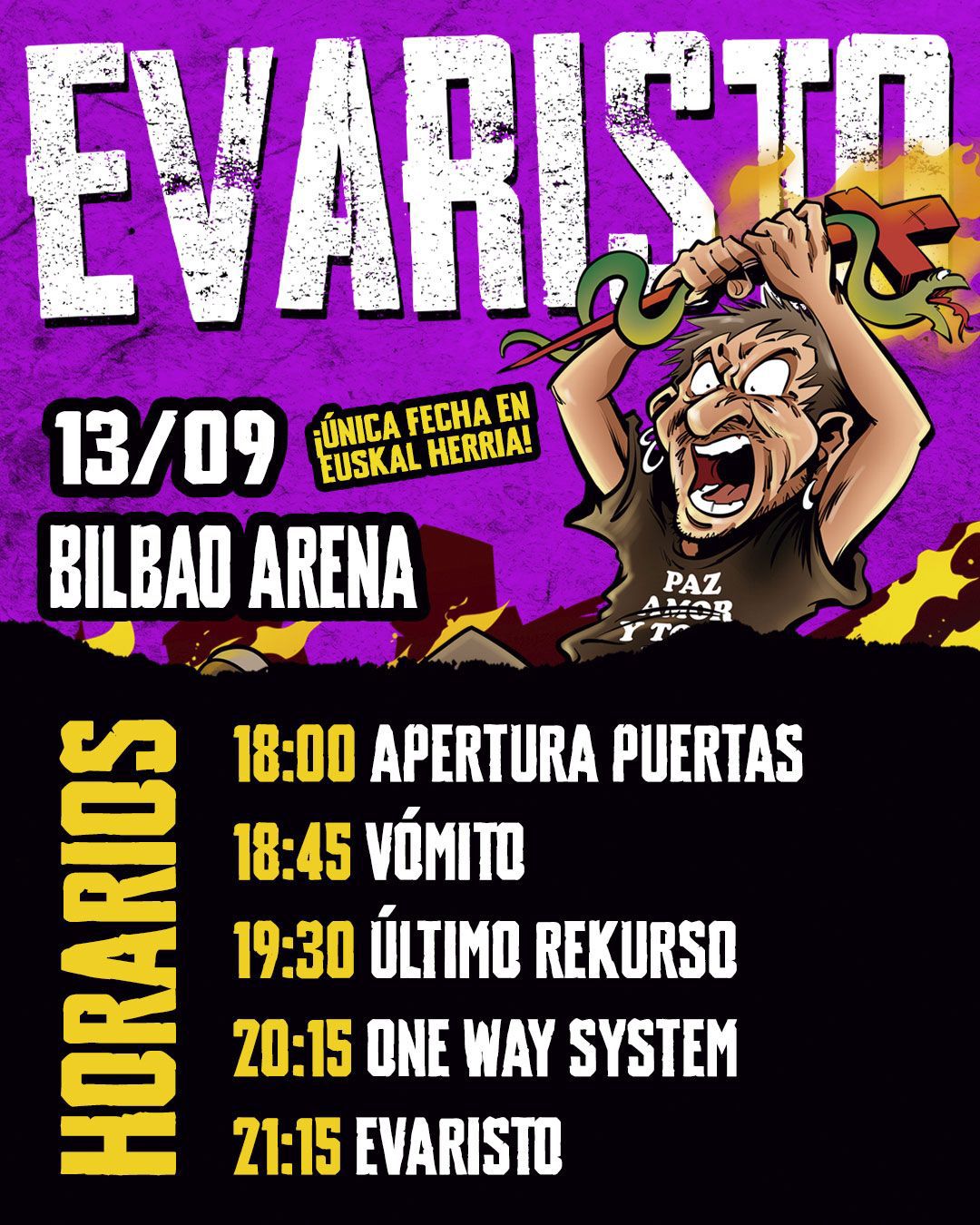 EVARISTO + Invitados en BILBAO   - Mutick