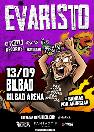 EVARISTO + Artistas Invitados en BILBAO   - Mutick