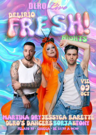 DELIRIO FRESH! NIGHTS - 9 OCTUBRE 2026