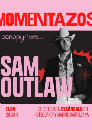 MomentaZo: Sam Outlaw (USA) en Madrid