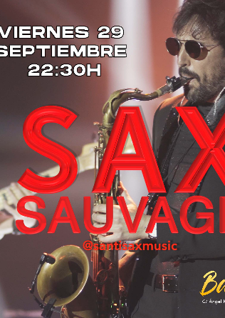 SANTI SAX presenta Sax Sauvage en Bakán, Madrid