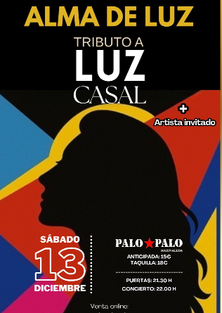 ALMA DE LUZ - Tributo a Luz Casal en Sevilla