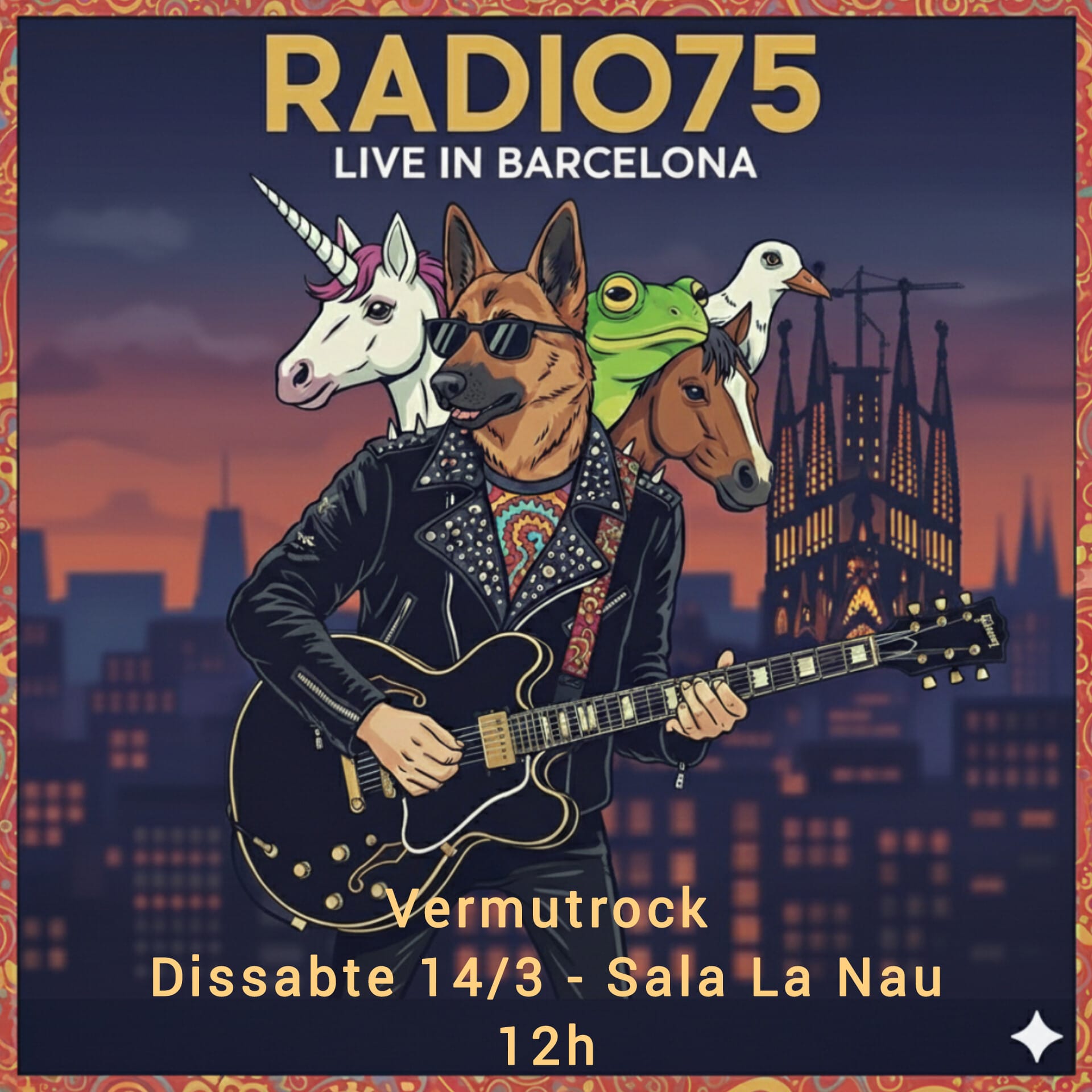 Radio 75  - VERMUTROCK en Barcelona - Mutick
