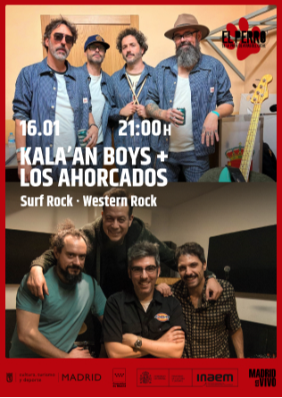 KALA’ AN BOYS + LOS AHORCADOS en Perro Club Madrid