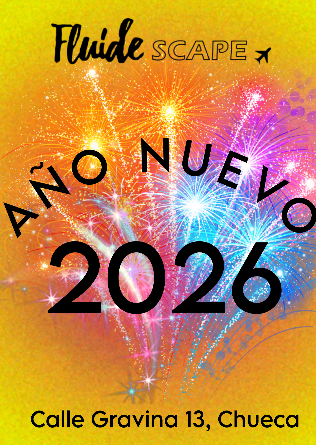 AÑO NUEVO EN FLUIDE - Nochevieja Madrid - AGOTADAS