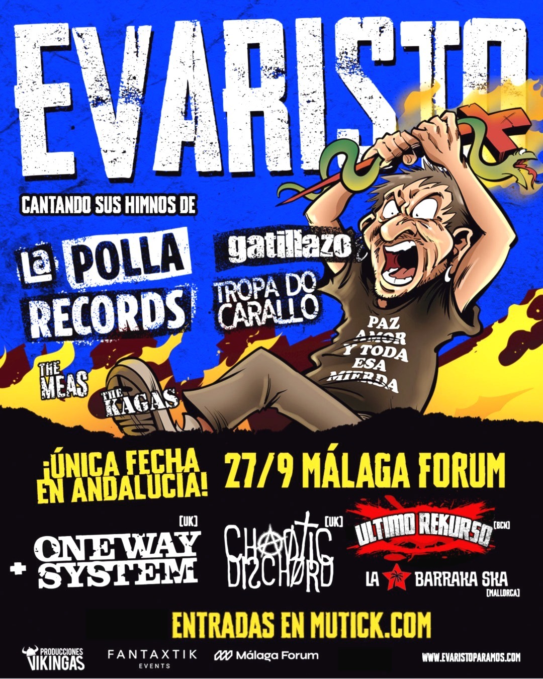 EVARISTO + Artistas Invitados en MÁLAGA - Mutick