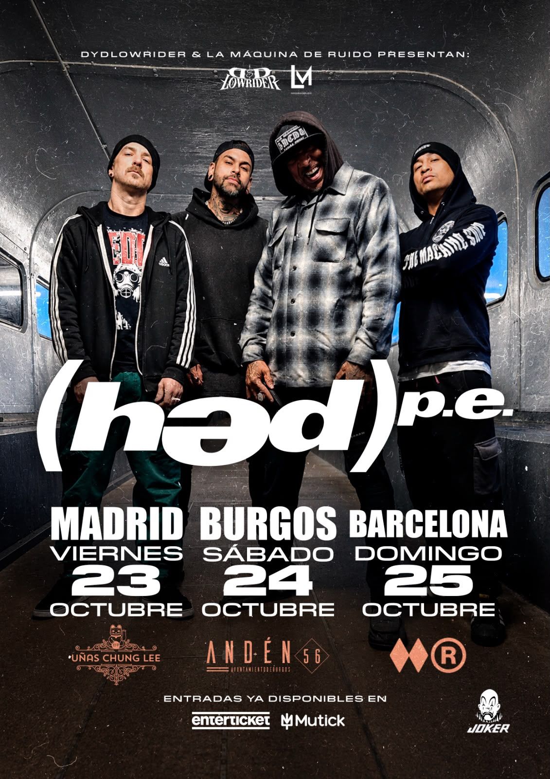 (hed) p.e (USA) en Madrid - Mutick