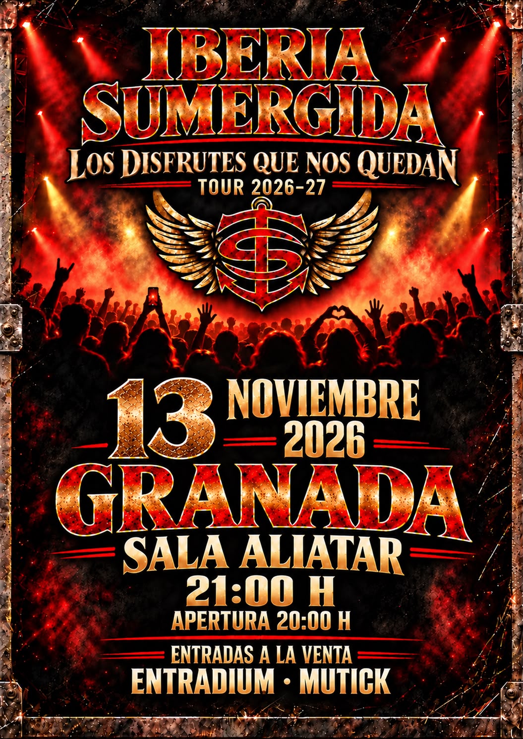 IBERIA SUMERGIDA - Tributo a Héroes del Silencio en Granada - Mutick
