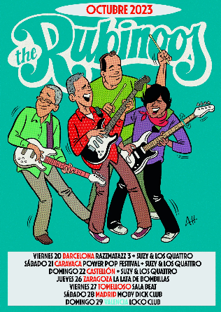 The RUBINOOS (USA) en Madrid 