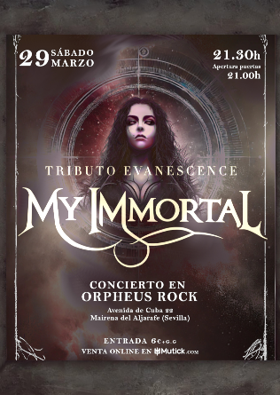 MY IMMORTAL - Tributo a Evanescence en Mairena de Aljarafe - Sevilla 