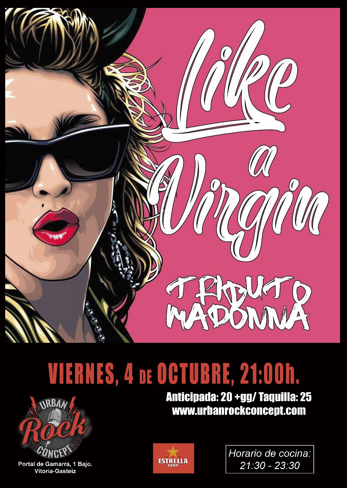 LIKE A VIRGIN - Tributo a Madonna en Vitoria - Mutick