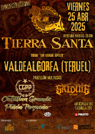 ESCARBACHO Fest con TIERRA SANTA + CGPPequeño + Salduie en Teruel